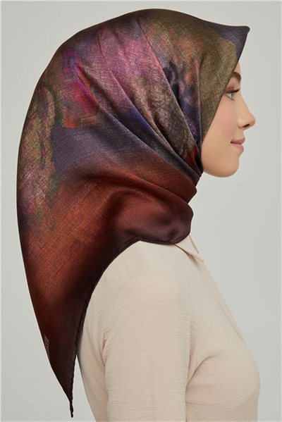 Armine Twill İpek Eşarp 21Ka8648 34