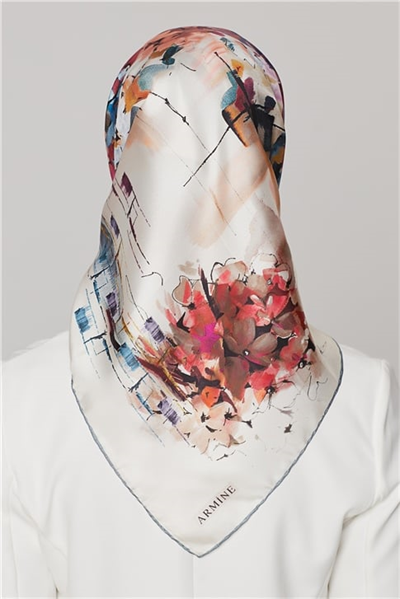 Armine Twill İpek Eşarp 21Y8538 07