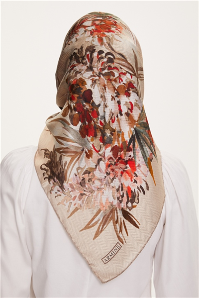 Armine Twill İpek Eşarp 22Ka3224 05