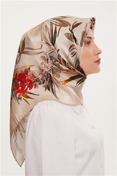 Armine Twill İpek Eşarp 22Ka3224 05