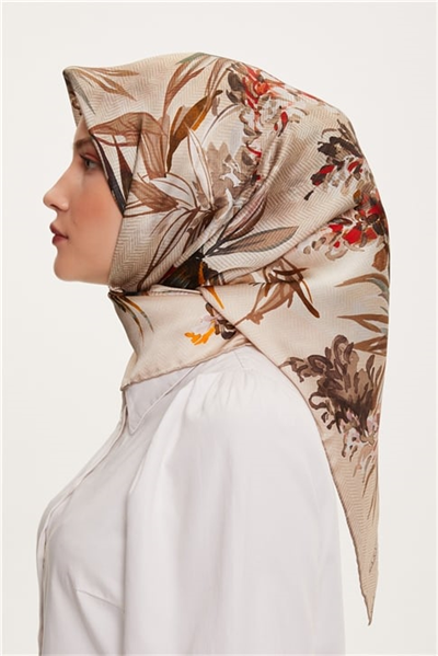 Armine Twill İpek Eşarp 22Ka3224 05