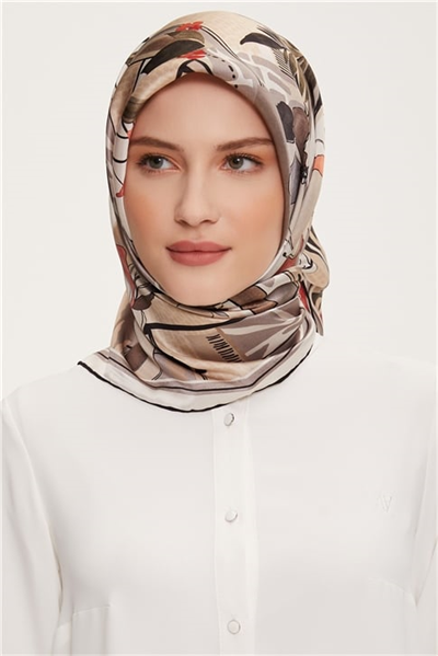 Armine Twill İpek Eşarp 22Ka3226 03