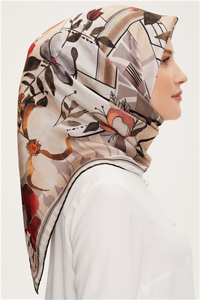 Armine Twill İpek Eşarp 22Ka3226 03