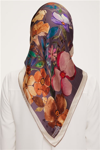 Armine Twill İpek Eşarp 22Ka3226 05
