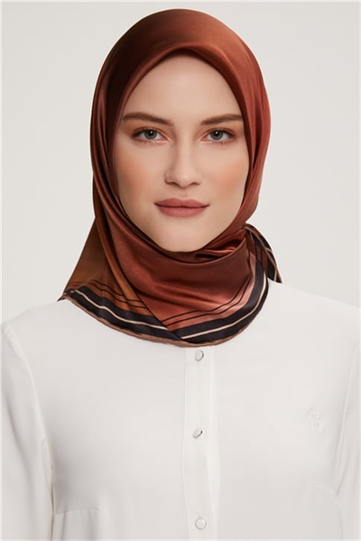 Armine Twill İpek Eşarp 22Ka3230 04