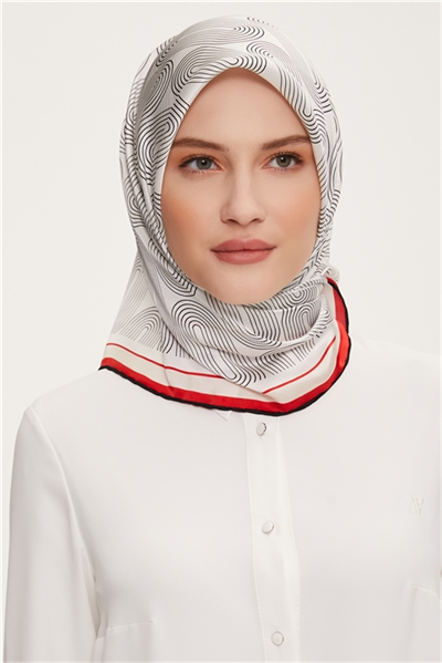 Armine Twill İpek Eşarp 22Ka3231 01