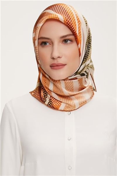 Armine Twill İpek Eşarp 22Ka3237 02