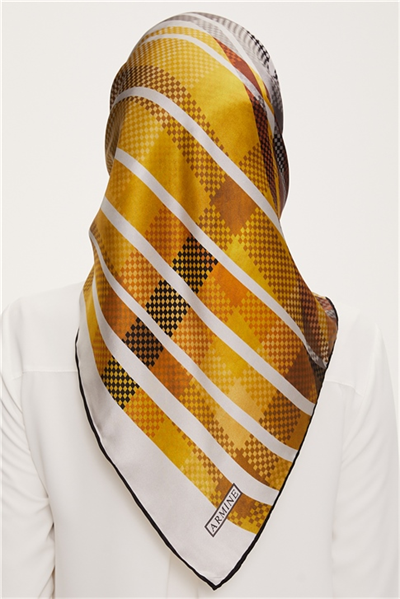 Armine Twill İpek Eşarp 22Ka3237 34