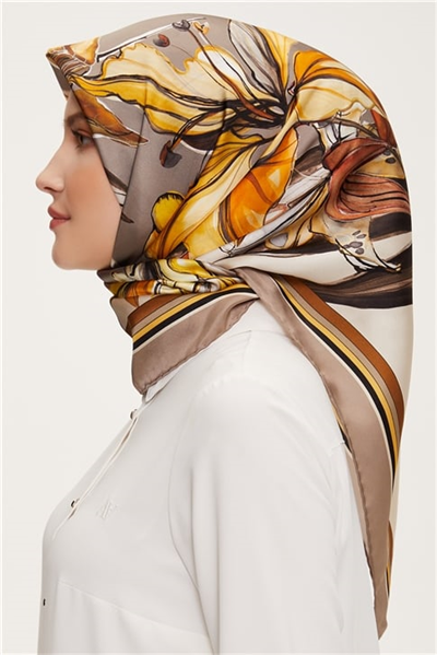 Armine Twill İpek Eşarp 22Ka3241 05