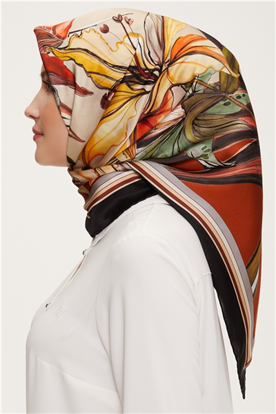 Armine Twill İpek Eşarp 22Ka3241 35