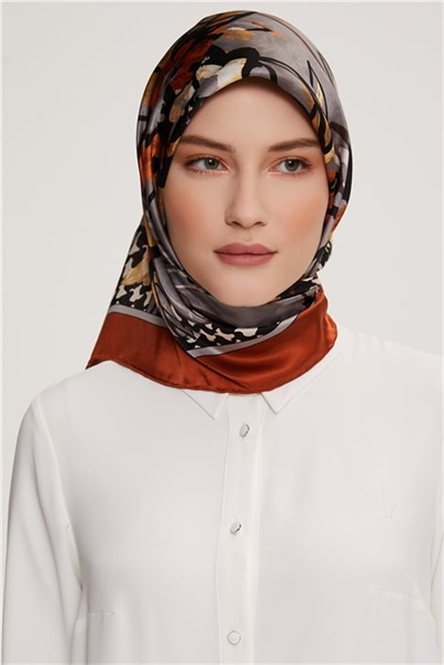 Armine Twill İpek Eşarp 22Ka3242 35