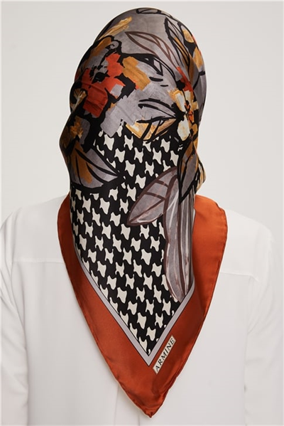 Armine Twill İpek Eşarp 22Ka3242 35