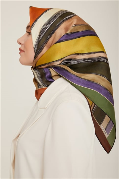 Armine Twill İpek Eşarp 22Ka8802 31