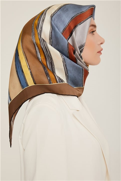 Armine Twill İpek Eşarp 22Ka8802 33