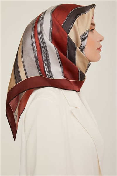 Armine Twill İpek Eşarp 22Ka8802 34