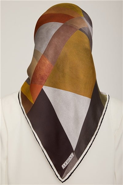 Armine Twill İpek Eşarp 22Ka8807 33
