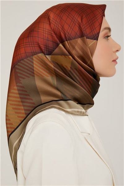 Armine Twill İpek Eşarp 22Ka8819 32