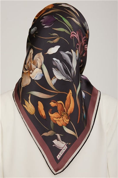 Armine Twill İpek Eşarp 22Ka8825 02