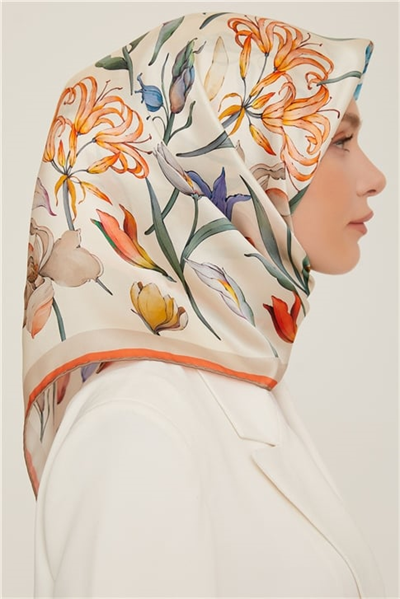 Armine Twill İpek Eşarp 22Ka8825 03