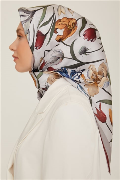 Armine Twill İpek Eşarp 22Ka8825 05