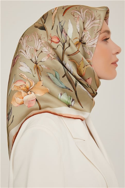 Armine Twill İpek Eşarp 22Ka8825 33
