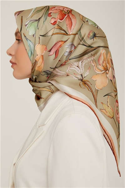 Armine Twill İpek Eşarp 22Ka8825 33