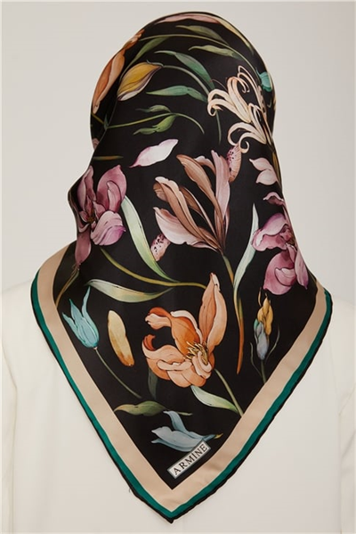 Armine Twill İpek Eşarp 22Ka8825 38