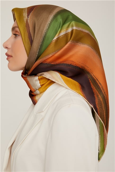 Armine Twill İpek Eşarp 22Ka8826 33