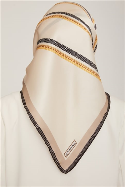 Armine Twill İpek Eşarp 22Ka8833 05