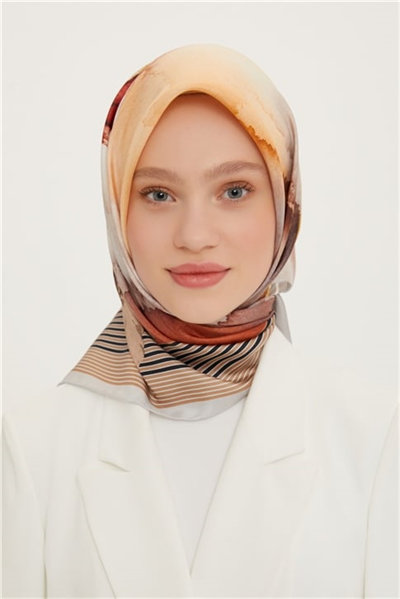 Armine Twill İpek Eşarp 22Ya3214 36