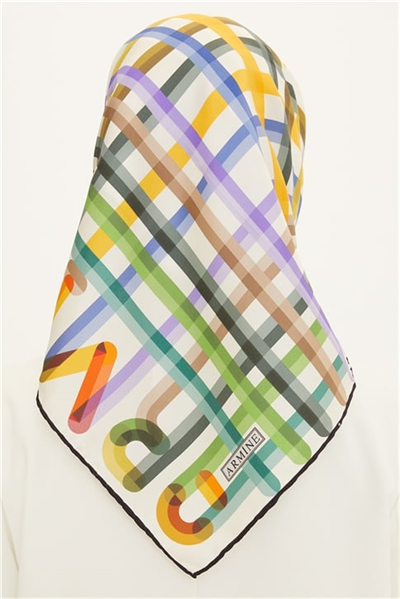 Armine Twill İpek Eşarp 22Ya8701 09