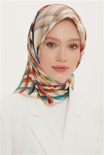 Armine Twill İpek Eşarp 22Ya8701 39
