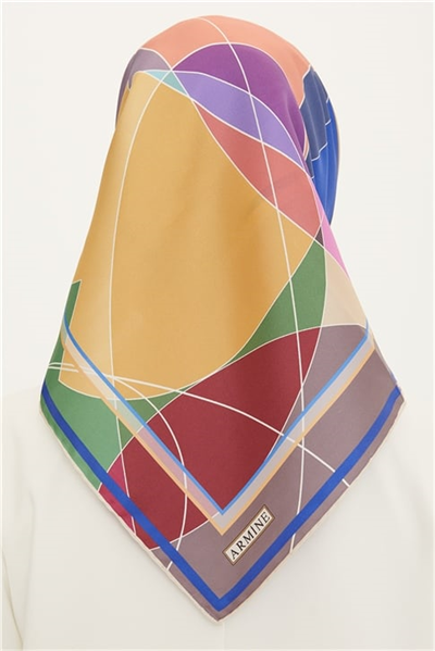 Armine Twill İpek Eşarp 22Ya8708 07