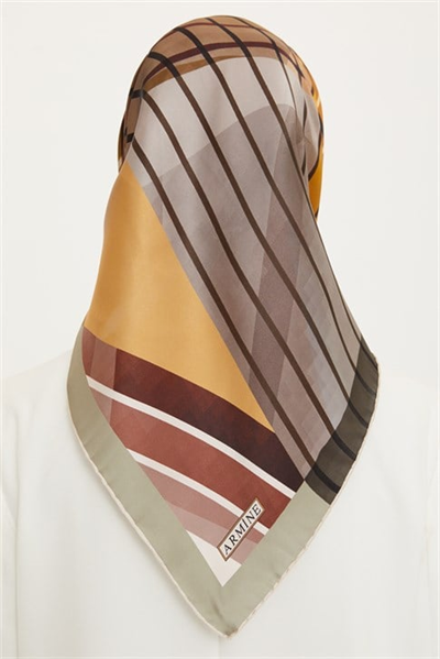 Armine Twill İpek Eşarp 22Ya8711 42
