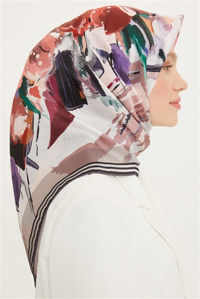 Armine Twill İpek Eşarp 22Ya8713 05