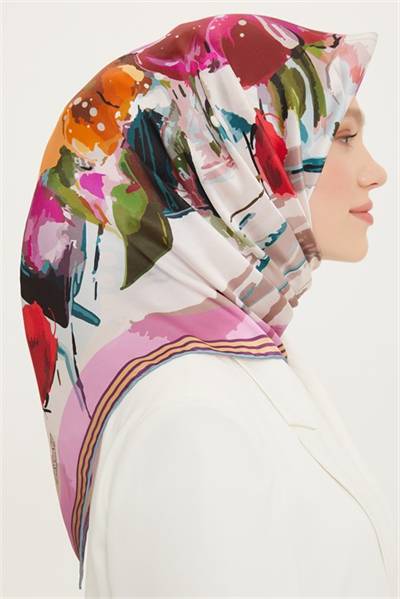 Armine Twill İpek Eşarp 22Ya8713 06