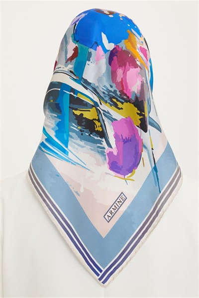 Armine Twill İpek Eşarp 22Ya8713 31