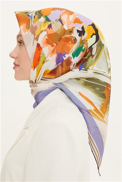 Armine Twill İpek Eşarp 22Ya8713 32