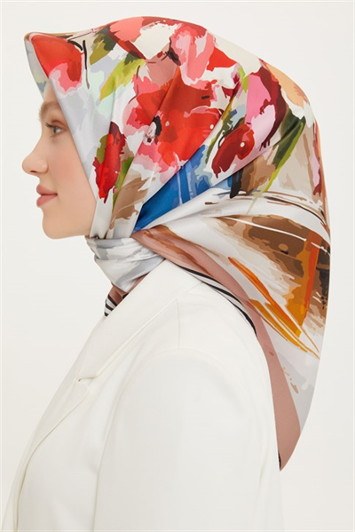 Armine Twill İpek Eşarp 22Ya8713 33
