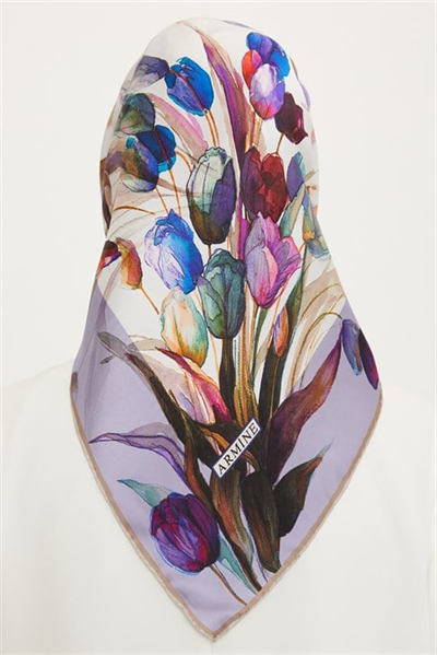 Armine Twill İpek Eşarp 22Ya8715 03