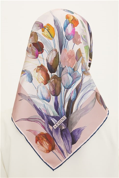 Armine Twill İpek Eşarp 22Ya8715 34