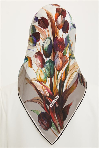 Armine Twill İpek Eşarp 22Ya8715 52