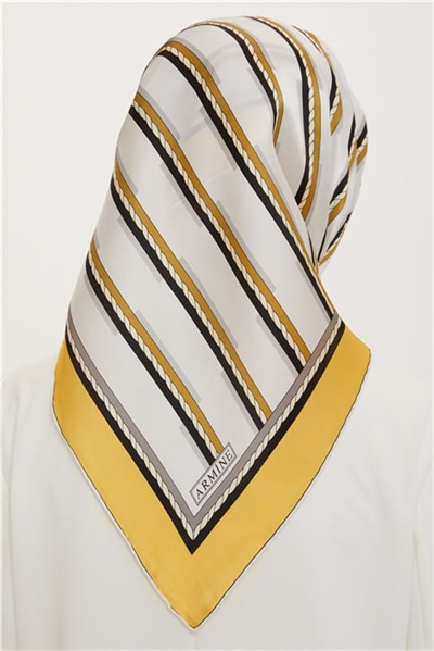 Armine Twill İpek Eşarp 22Ya8719 35