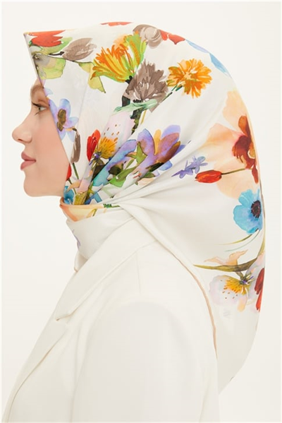 Armine Twill İpek Eşarp 22Ya8723 35