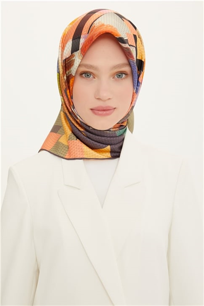 Armine Twill İpek Eşarp 22Ya8727 01