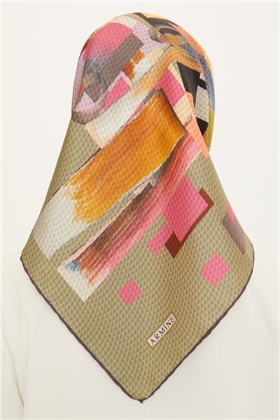 Armine Twill İpek Eşarp 22Ya8727 01