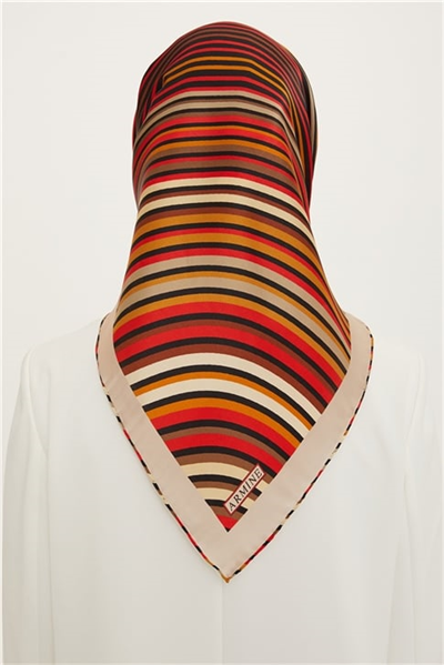 Armine Twill İpek Eşarp 22Ya8731 07