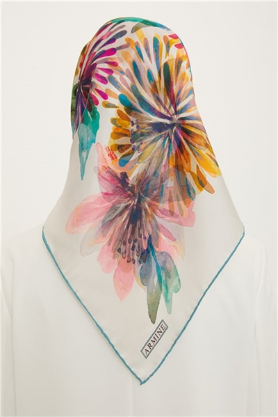 Armine Twill İpek Eşarp 22Ya8735 04