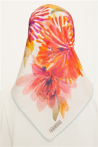 Armine Twill İpek Eşarp 22Ya8735 09