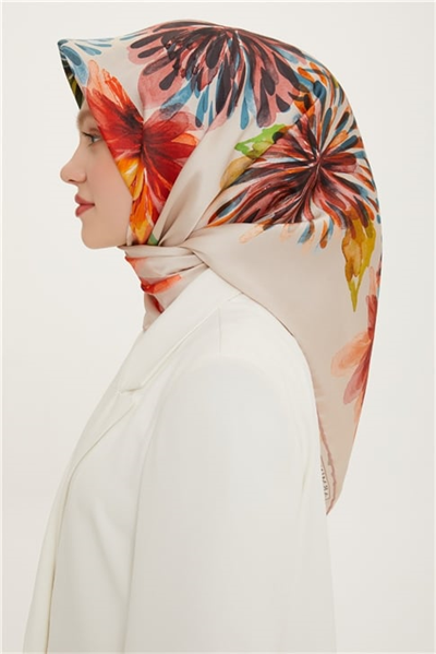 Armine Twill İpek Eşarp 22Ya8735 33